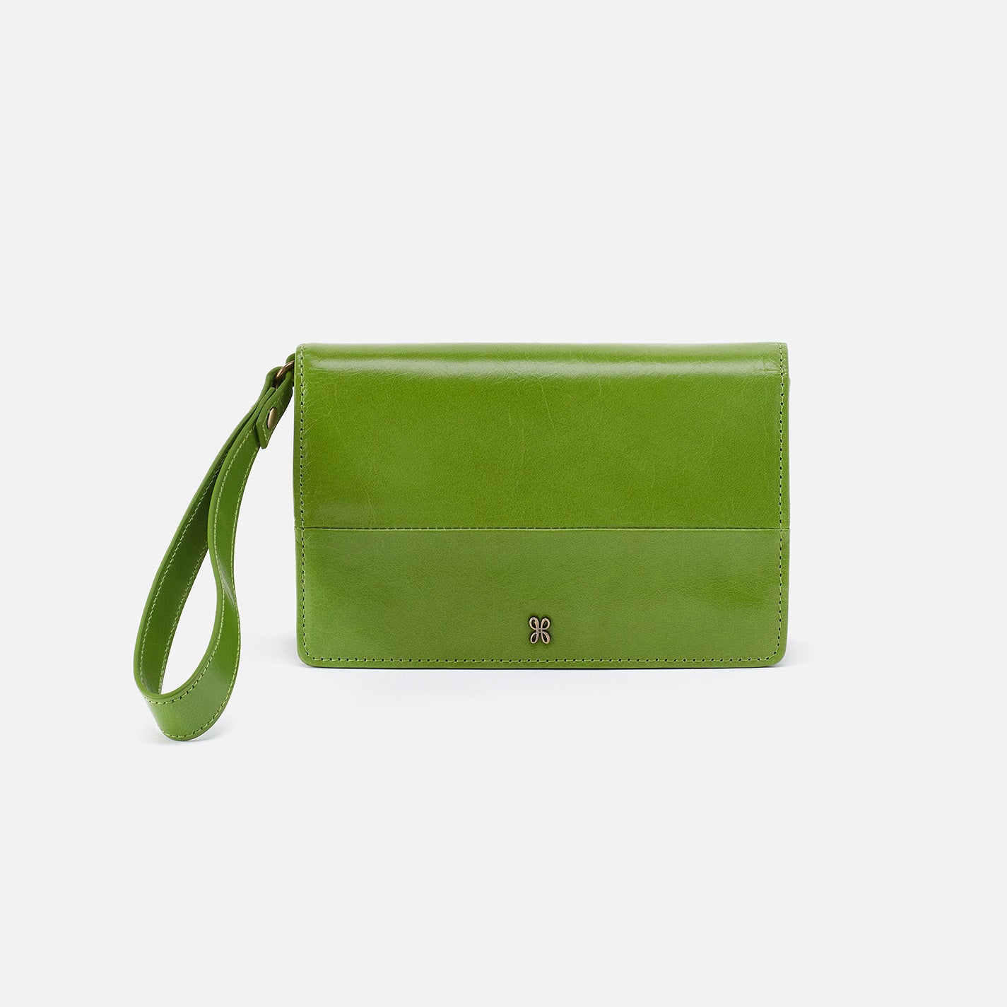 Hobo Green Clutch w/built in 2024 walllet.