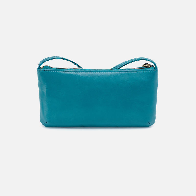 Cara Crossbody In Polished Leather - Biscayne Blue