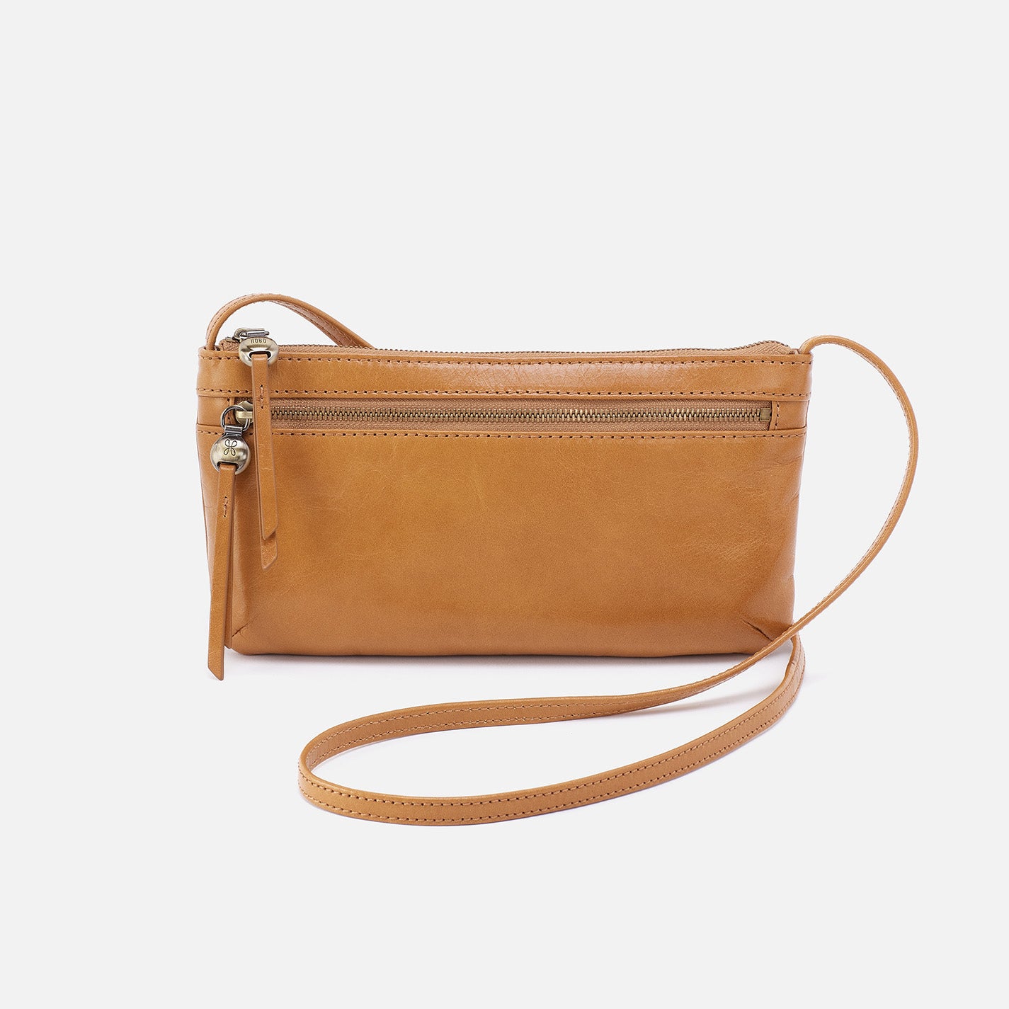 Cara Crossbody In Polished Leather - Natural – HOBO