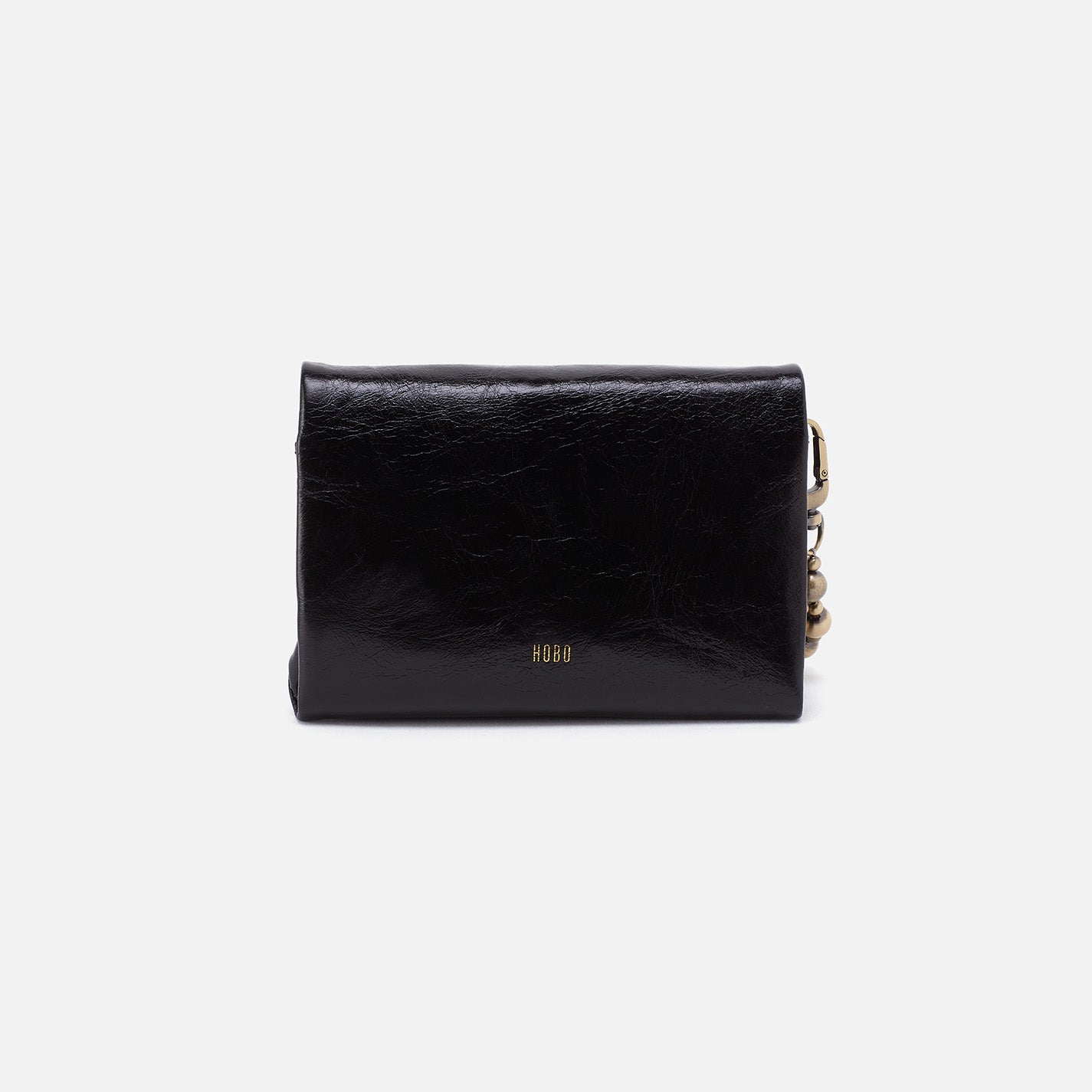 Ralph Lauren Black Shining Patent Leather cheapest Wristlet