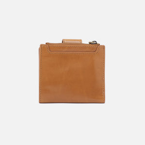 Dunn Mini Wallet In Polished Leather - Natural