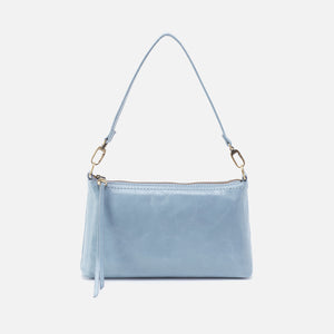 Darcy Crossbody in Polished Leather - Cornflower