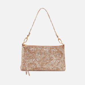 Darcy Crossbody In Printed Leather - Gilded Petals