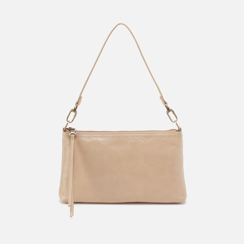 Darcy Crossbody In Polished Leather - Quartz