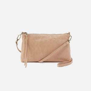 Darcy Crossbody In Polished Leather - Sand