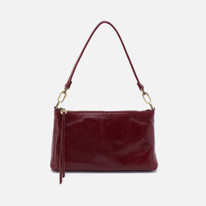 Darcy Crossbody In Polished Leather - Winterberry