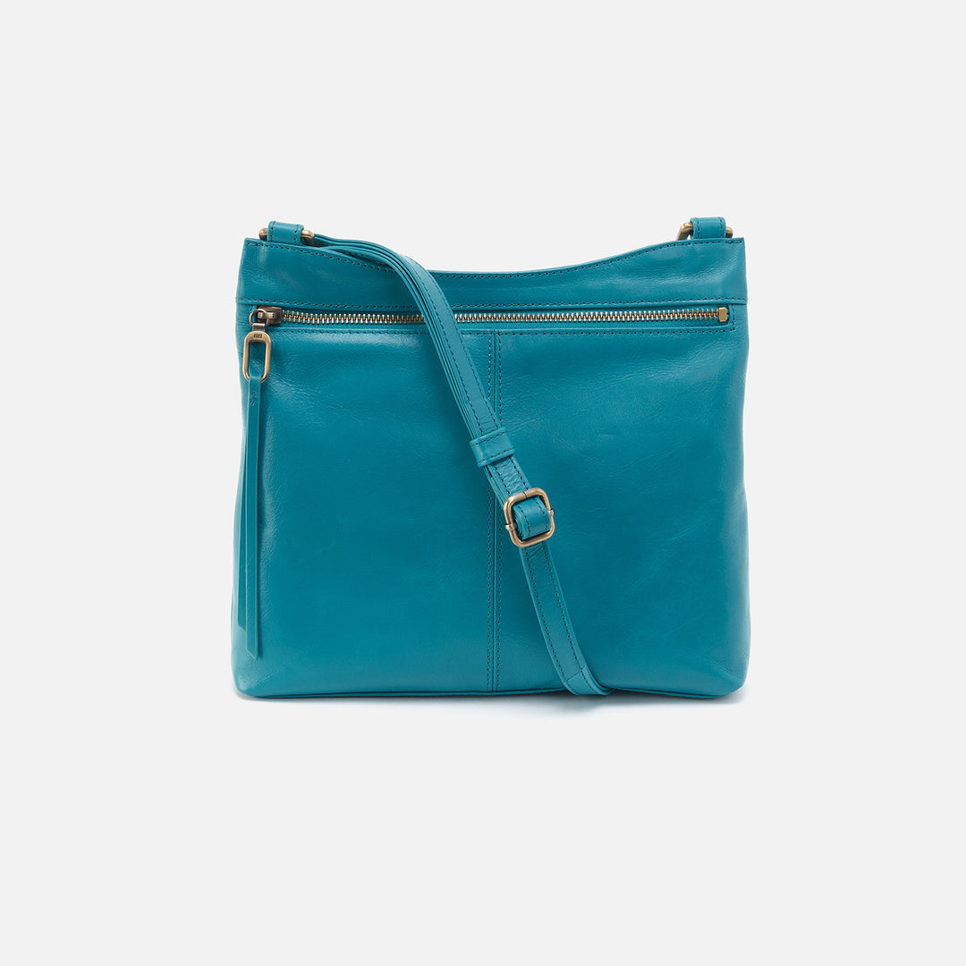 HOBO sold Mini Crossbody Bag Genuine Leather Adjustable Teal Green Hobo