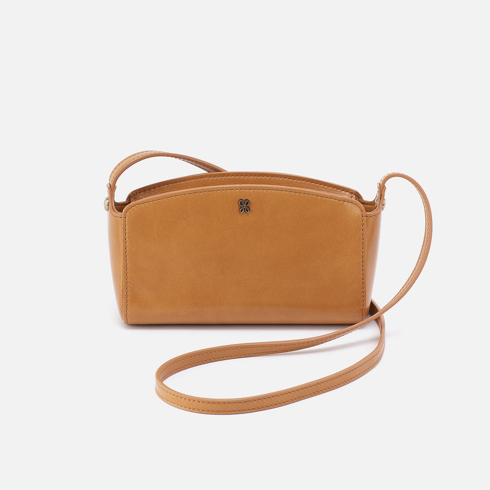 Jesse Crossbody in Polished Leather - Natural