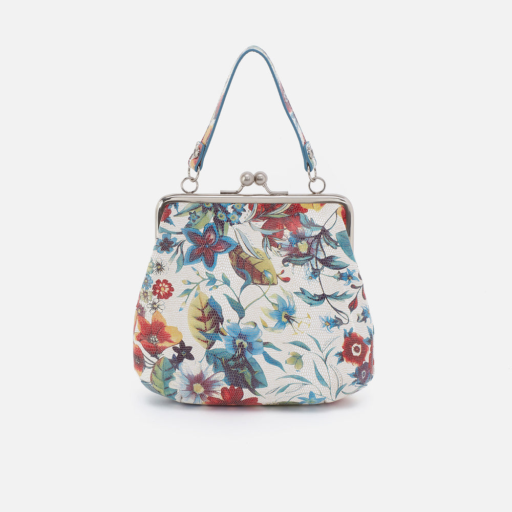 Alba Crossbody in Printed Leather - Botanic Print