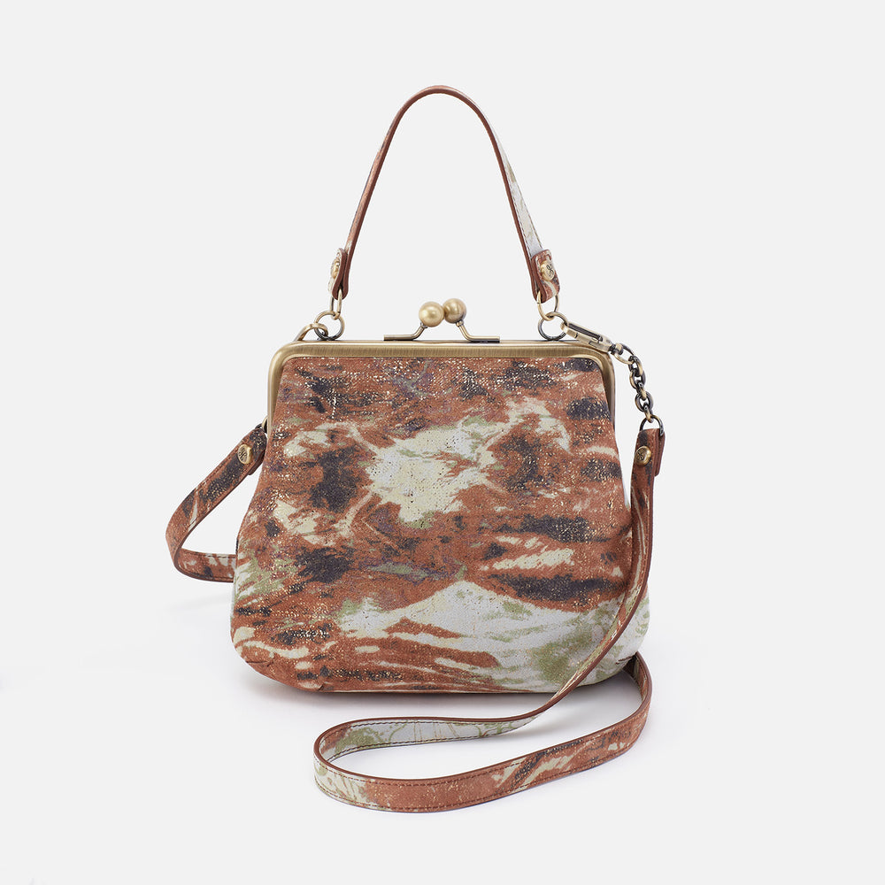 Alba Crossbody In Printed Leather - Coastal Canyon