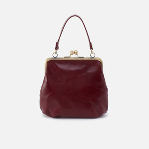 Alba Crossbody In Polished Leather - Winterberry