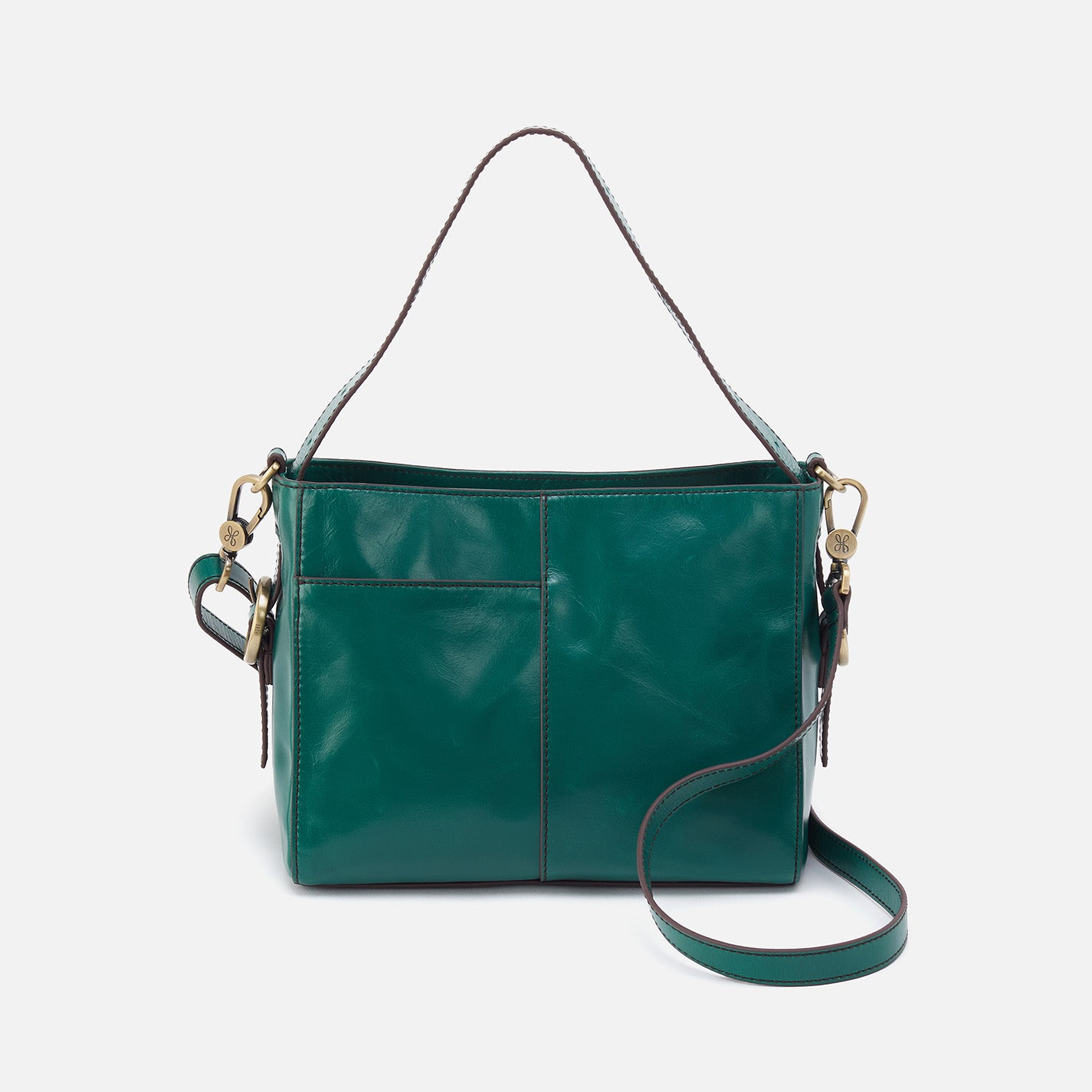 American Leather Co shops Short strap Hand Bag Green