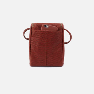 Fern Crossbody In Soft Embossed Leather - Tuscan Brown