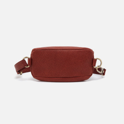 Fern Belt Bag In Wave Weave Leather - Tuscan Brown