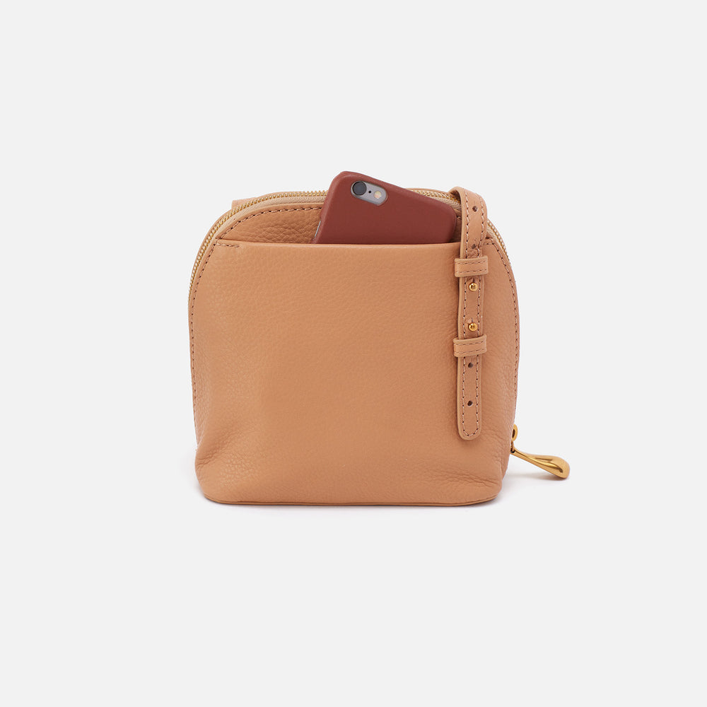 Nash Crossbody In Pebbled Leather - Sandstorm