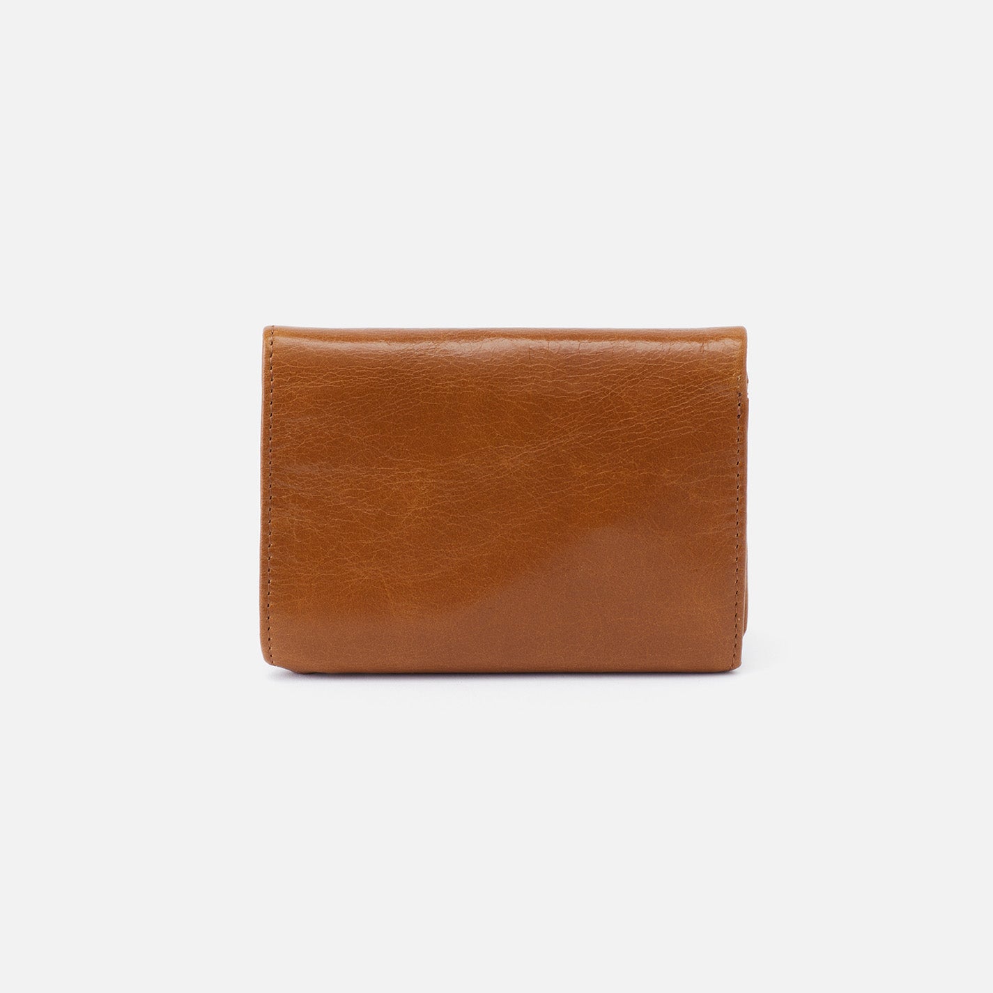 Robin Compact Wallet in Polished Leather - Truffle – HOBO