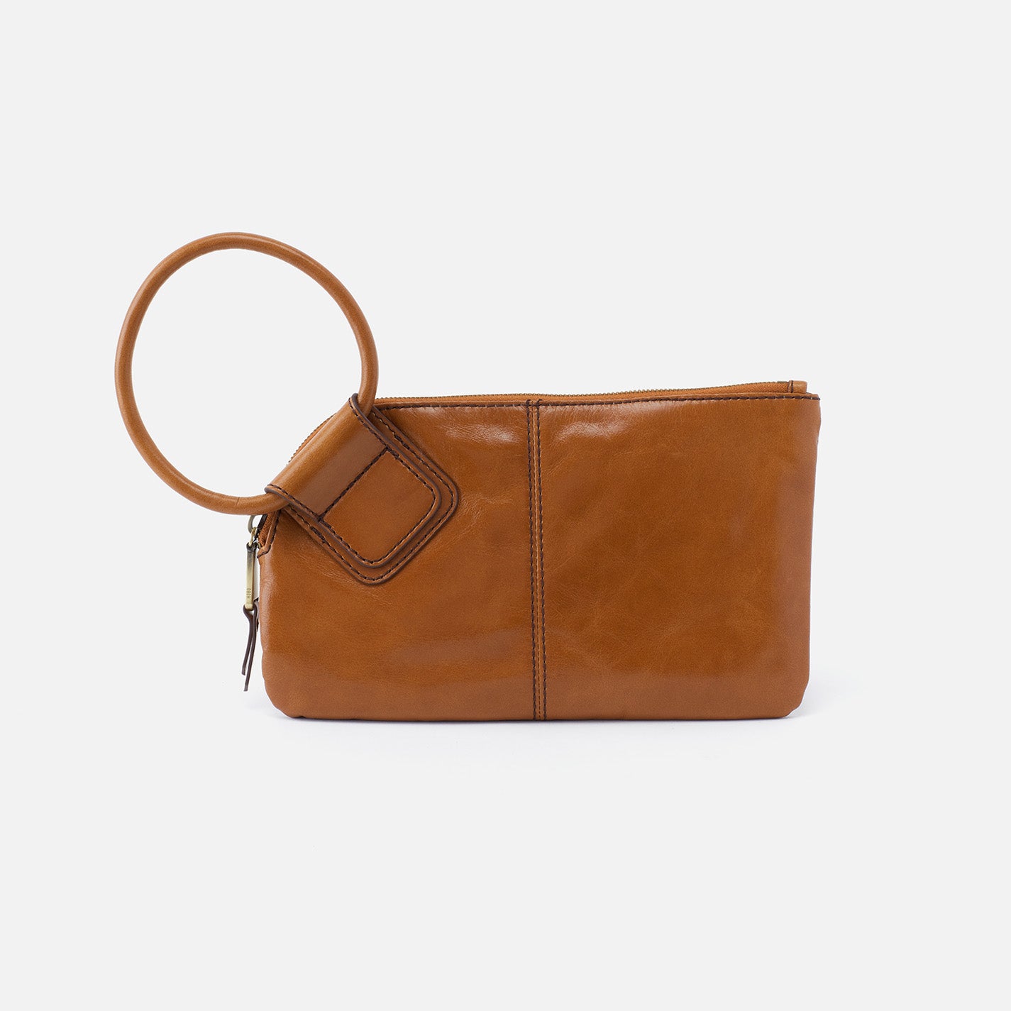 Sable Wristlet in Polished Leather - Truffle – HOBO